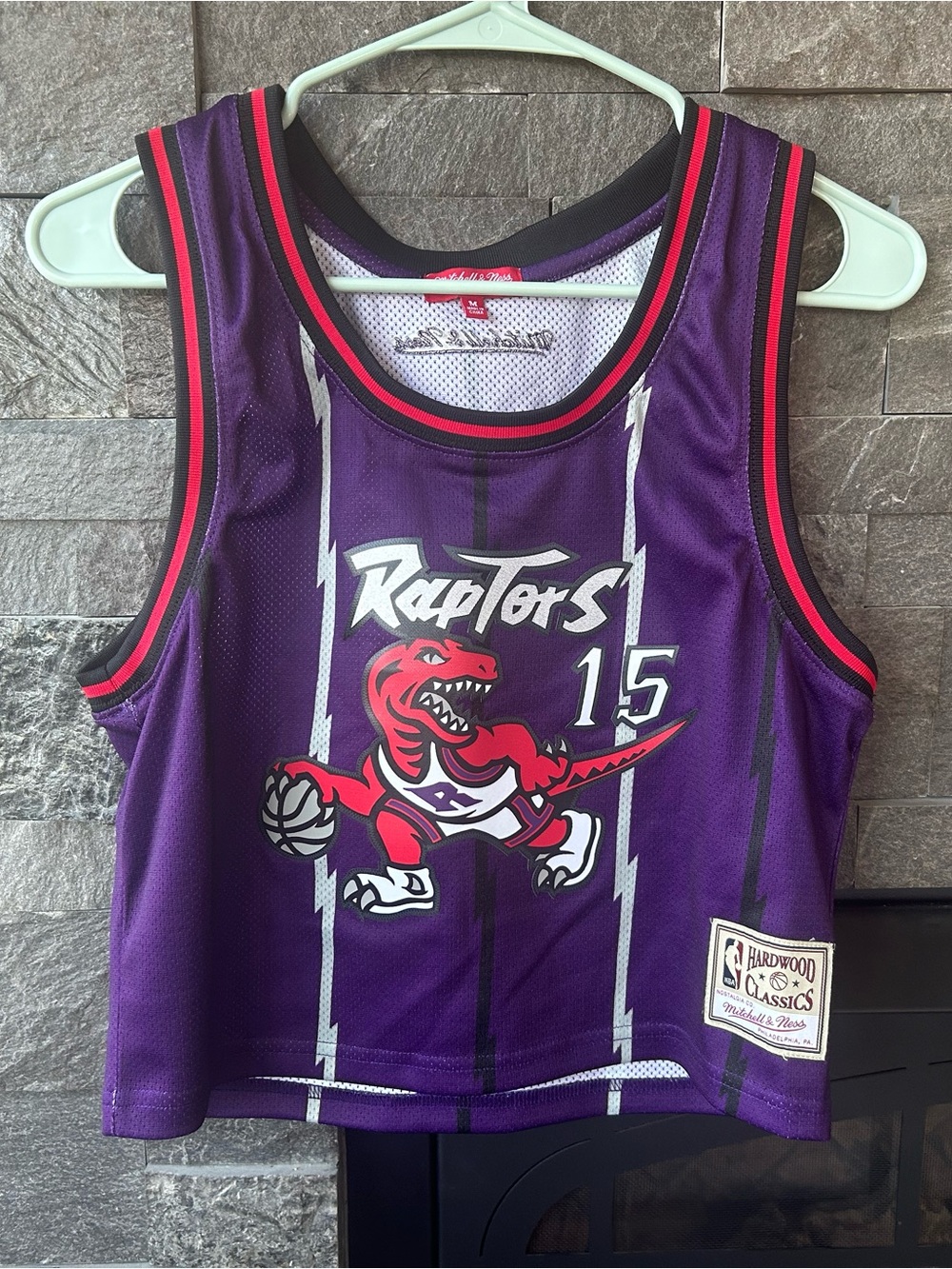 Mitchell & Ness Toronto Raptors Vince Carter Cropped Tank Jersey